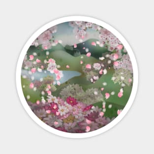 fairyland fantasy landscape Magnet